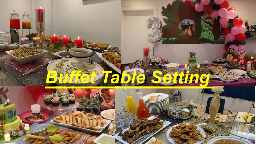 Buffet Table Styling